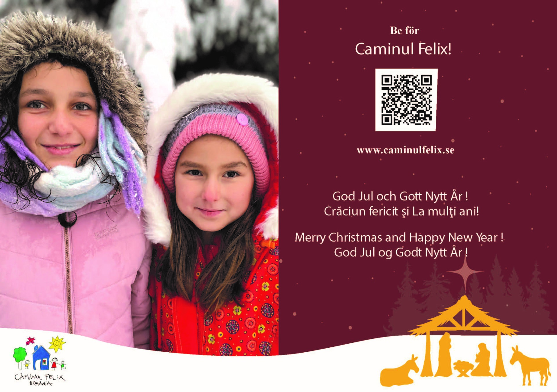 Julhälsning från Caminul Felix
